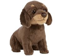 Peluche chiot teckel à poil dur AKAH
