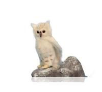 Peluche Chouette Blanche 18 cm - Hansa, Haute Qualité pour Enfants et Collectionneurs