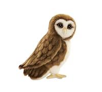 Peluche chouette effraie (tête articulée) 24cm - HANSA - Plush - Multicolore - Enfant - 15x10x24cm