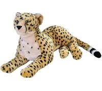 Peluche Ck Jumbo Guépard De 76 Cm Jaune Noir Blanc