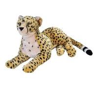 Peluche Ck Jumbo Guépard De 76 Cm Jaune Noir Blanc
