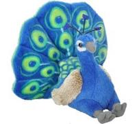 peluche CK-Mini Paon de 20 cm bleu Wild Republic Bleu G