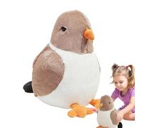 Peluche colombe, en peluche réaliste avec fourrure douce - Doudou doux et réaliste qui saisit le cœur comme compagnon de sommeil pour la famille, les amis, les collègues, les et les filles