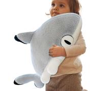 Peluche - Compagnon doux et douillet pour l'heure du coucher et le sommeil - Peluche décorative comme requin - Pour et adolescents, pour amis, petite amie, pour les couples, pour canapé, lit, canapé