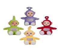 Peluche Compatible avec Bobble Boa des Teletubbies (particulièrement Douces et de Haute qualité) - Po, Tinky-Winky, Laaa & Dipsy, 35 cm, sous Licence Officielle 2025 Plush