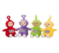 GIMSS Compatible avec Peluche Teletubbies Po, Tinky-Winky, Laa-Laa, Dipsy Peluche 37cm (Lot de 4 Teletubbies)