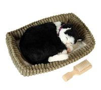 PELUCHE CON MOVIMIENTO GATO NEGRO/BLANCO_23X19X10CM
