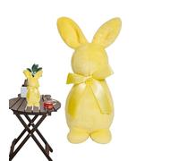 Peluche Coniglietto Pasquale - 7x7x16 Cm Decorazioni Per La Casa Bambola Di Coniglietto Pasquale, Coniglio Natalizio Decorazione Da Tavolo Per Libreria Scaffale Vetrina Toeletta Comodino Comodin