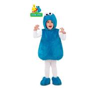 Mom Cookie Monster Junior Costume Bleu 3-4 Years Enfants