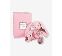 Peluche Lapin Copain Câlin 25 cm Rose
