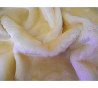 PELUCHE COURTE Care Bears Tissu Fausse Fourrure CARAMEL AU BEURRE - Beige, 1/8Mtr - 50cmx37cm