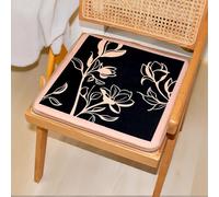 Peluche Coussins De Chaise pour Chaises De Salle À Manger Épais Coussins De Chaise Amovibles 40 X 40 Cm Épais Carrée Coussins De Jardin Antidérapants Salon Terrasse,I,Set of 2
