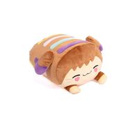 Peluche cushablez - coussin waffles marron TU