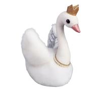 Peluche cygne blanc, en peluche douce en forme de cygne, coussin en peluche oies blanches pour le salon | Multi-usage extérieur intérieur élégant
