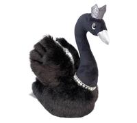 Peluche Cygne Blanc - Jolie En Peluche Oiseau Couronne, Jouet EnPeluche Doux Cygne De Dessin Animé | Coussin Animal Décoratif Moelleux, Oreiller Confortable Élégant De Style Oie Blanche Pour L