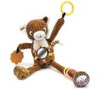 Déglingos – Peluche d'activité Nomade Speculos le tigre – Ocre – 36 cm – Dès la naissance
