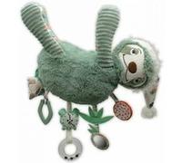 LES DÉGLINGOS - Peluche D'ACTIVITES Chillos Le Paresseux - Vert - Jouet d'éveil pour bébé - Idée Cadeau - Dès la Naissance - 41cm, 30 cm