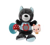 Peluche d'activités - LILLIPUTIENS - Louis - Ventouse - Sons et jeux de lumière - 23x12,5x31 cm