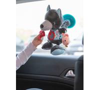 LILLIPUTIENS - Peluche d’activités Louis - Jouet de Voyage avec Ventouse pour Voiture, Train... - Activités sonores et Lumineuses - Stimule et divertit bébé en déplacement - Dès la Naissance - 83525