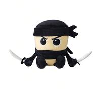 Peluche d'animaux Brainrot italiens façonnée par IA, Peluche Brainrot Evolution de 10 pouces - Douce, de collection, décoration de maison memétique pour les fans (Capuccino Assassino) Thé au lait coul