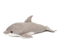 peluche Dauphin de 39 cm gris blanc WWF