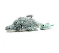 Peluche Dauphin menthe maman bébé Ptipotos Les Déglingos