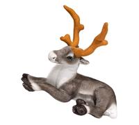 Peluche de cerf en peluche, jouet en coton PP, remplissage en coton PP, poupée animale réconfortante essentielle, décorations de chambre de noël pour tout-petits, jouet en peluche de renne réaliste