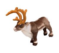 Peluche de cerf en peluche, jouet en coton PP, remplissage en coton PP, poupée animale réconfortante essentielle, décorations de chambre de noël pour tout-petits, jouet en peluche de renne réaliste