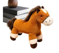 Peluche de Cheval, Morbido e Soffice da Collezione 23 cm - en Peluche Animale pour fêtes | pour Adultes enthousiastes équestres Maison, Bureau, Chambre, étagère pour fêtes du Nouvel an