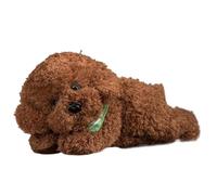 Peluche de Chien réaliste - Jouet Caniche Doux Fait à la Main, Compagnon de Sommeil Confortable | Idéal pour Les, Les Femmes et Les Personnes âgées pour Un Sommeil réparateur, Une Relaxation