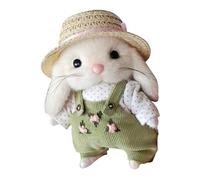Peluche De en Peluche - Lapin Mignon, Jouets De Lapin, Cadeau d'anniversaire pour, Mascotte Miniature en Coton De 14 Cm, Petite Figurine d'animal Doux, Lièvre Moelleux De Poche |