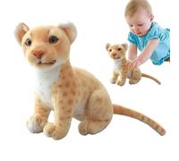 Peluche de guépard rembourré - Animal de guépard doux, chat jungle rembourré | Animal farci de guépard réaliste portable, jouet pour chat, jouet pour jouer, jouet