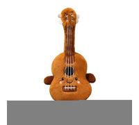 Peluche de guitare musicale - Coussin d'instrument rempli de poupée mignonne | Compagnon de sommeil doux pour la peau pour enfants, adolescents, filles, hommes, femmes, épouse, petit ami, adultes