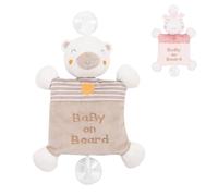 Peluche de la marque KIKKA BOO. Modèle Jouet "Bébé à bord" My Teddy