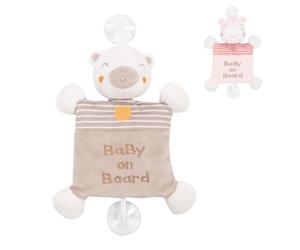Peluche de la marque KIKKA BOO. Modèle Jouet "Bébé à bord" My Teddy