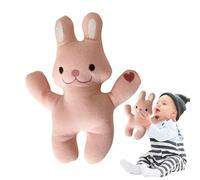 Peluche de lapin - en peluche douce et tendre | Animal de compagnie 20 cm, décoratif et pour bébés garçons et filles