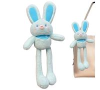 Peluche de lapin farcie - en peluche lapin Easter Bunny de 11,81 pouces, peluche de lapin remplie | Collectionneur de feuilles, sac de feuille portable, sac poubelle pati