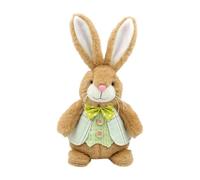 Peluche de Lapin Thème de Pâques de Lapin Doux en Position Assise pour Filles, décoration de Maison, favoris de fête d'anniversaire, Saint-Valentin et Panier de Pâques 32 cm