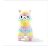 Peluche De Mouton En Alpaga Arc-En-Ciel, 12/18cm, Jouets Animaux En Peluche, Coussin D'Oreiller, Cadeau De Noël Pour Enfants