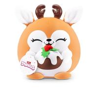 Peluche de Noël Snackles 20 cm série 2 de ZURU, Peluche avec Accessoire Snack
