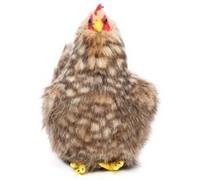 Peluche de poule couveuse 28cm Multicolore G