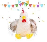 Peluche De Poulet - 28 Cm / 11,02 Pouces | Peluche De Poulet | Animal En Peluche De Poulet Pour Enfants, Filles, Anniversaire, Voyage, Maison, Intérieur, Lits, Oreillers, Famille, Liens, Enfants, E
