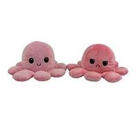 Peluche de Poulpe Réversible Doux 17cm-Multicolore-H Multicolore G