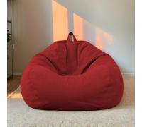 Peluche De Rangement Housse De Pouf Seulement Fermeture Éclair en Velours Extensible Pas De Remplissage Épaissi Lavable Chambre Salon Bureau Patio Adolescents Adulte,A,80 * 90cm