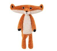 Peluche de renard réaliste - Compagnon d'animaux ultra doux - Doudou pour aller dormir - Peluche en fourrure synthétique à collectionner avec corps doux - Jouet sensoriel confortable avec motif animal