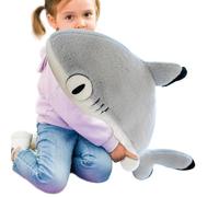 Peluche de Requin remplie | Décoration Douce, pincée et Tendre, en Peluche Requin Animal sur Le thème du Chat, pour Adolescents, Petite Amie, Couples, canapé, lit, Anniversaire, première Maison