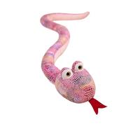 Peluche de serpent surdimensionnée : figurine de créature extra longue, jouet d'utilité d'animal réaliste, pièce d'exposition douce et innovante, modèle en peluche géante | Figurine de serpent