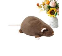 Peluche de souris - Adorable oreiller d'animal câlin de 19,69 pouces avec rembourrage en coton PP doux | Jouet de souris: pour affichage de table, salon, chambre à coucher, crèche, décoration