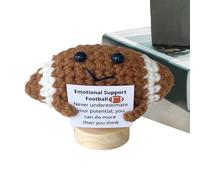 Peluche De Soutien Émotionnel | Boule À Tricoter Avec Citation Inspiration,Décoration Anti Stress Avec Citation Inspirative Pour La Maison Bureau Cadeau Nouvelle Maison