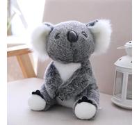 Peluche de Soutien Émotionnel Koaly Alimentée par IA, Peluche Koala Animal pour Le Soulagement du Stress, Câlins Réalistes, Aide Au Sommeil, Soins Personnels Anxiété Bea, Jouet Interactif Gray 17cm